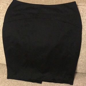 Black pencil skirt
